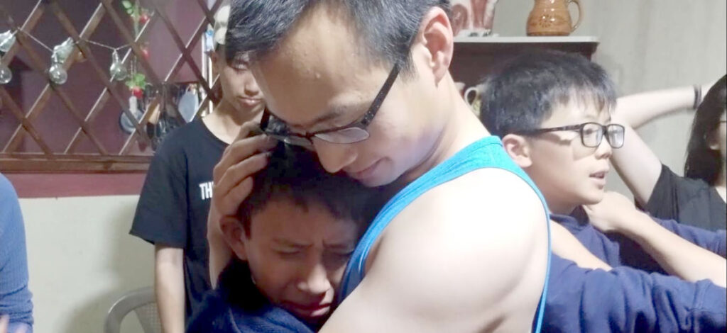 withsponsorchild-WEB sponsor child giving a big hug to his sponsor